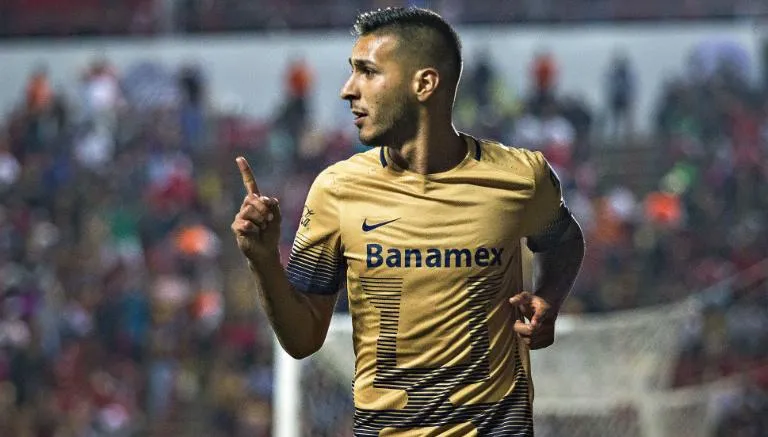 IMAGO7 Sosa celebra un gol con Pumas