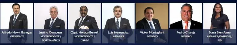 Concacaf El organigrama de la Concacaf antes del arresto de Hawit