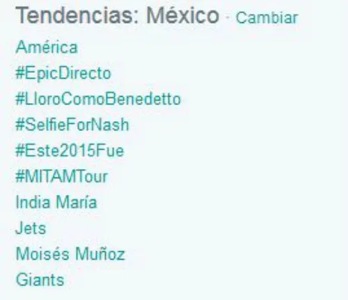 Así el #LloroComoBenedetto en Tendencia