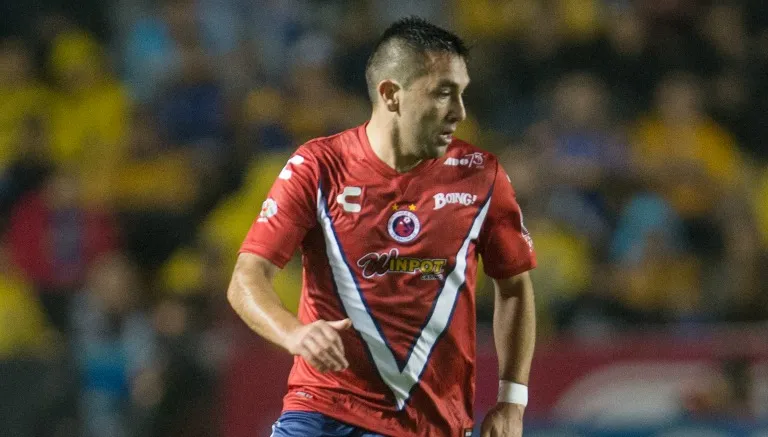 Meneses durante un partido de Veracruz