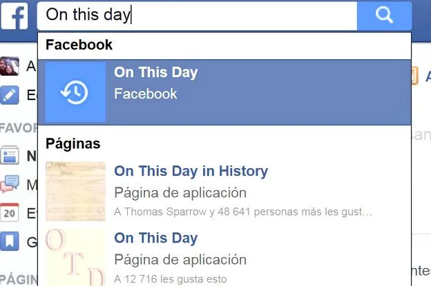 La línea del tiempo del año 2015 en tu perfil