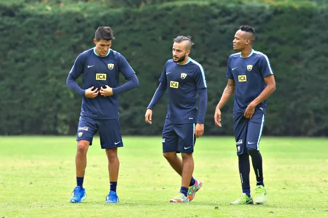 IMAGO7 Ruíz, Vidangossy y Quiñones en el entrenamiento