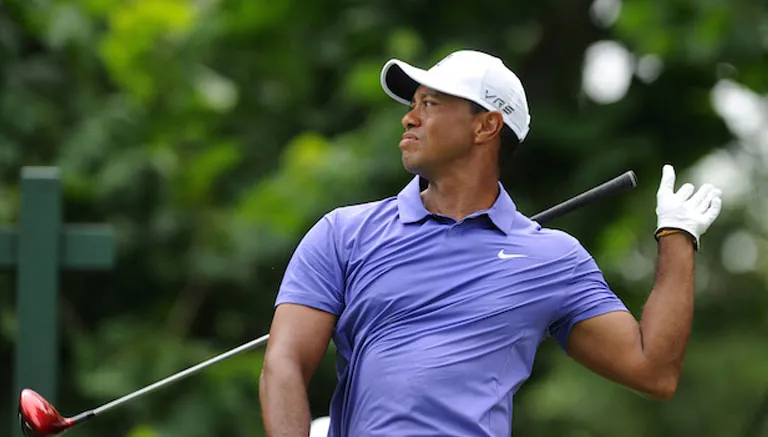 Tiger Woods durante una competencia