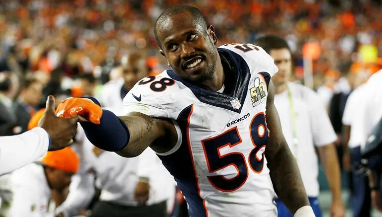 EFE Miller, durante el Super Bowl 50