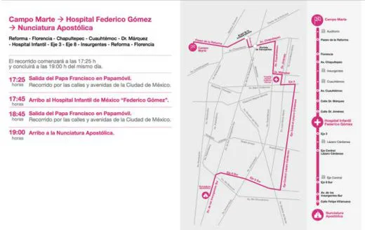 Posteriormente irá al Hospital Infantil de México