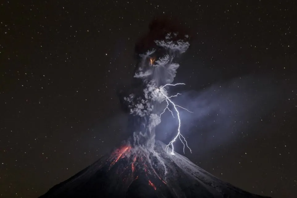&quot;El poder de la naturaleza&quot;, plasmando al Volcán de Colima
