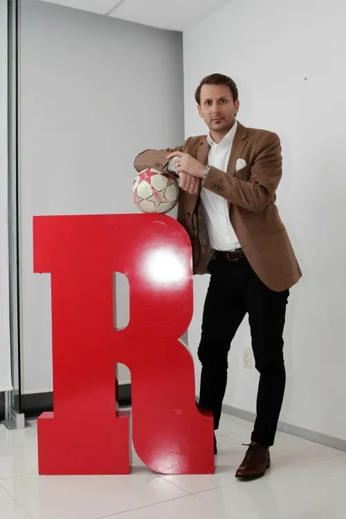 DANIEL GÁMEZ Mendieta en las instalaciones de RÉCORD