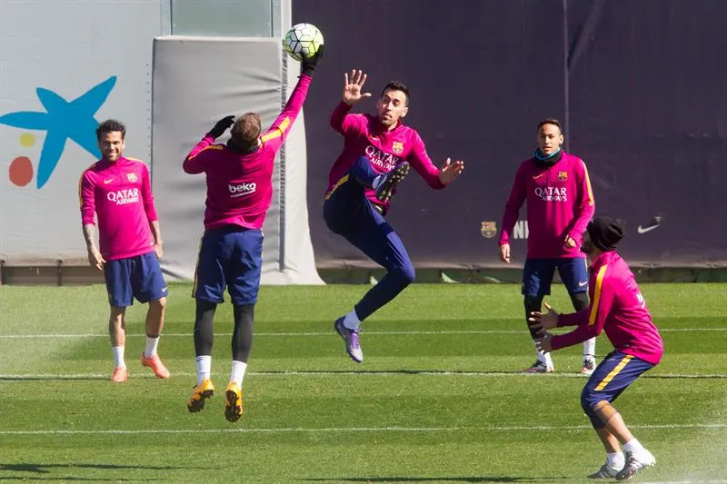 EFE Barcelona, durante entrenamiento