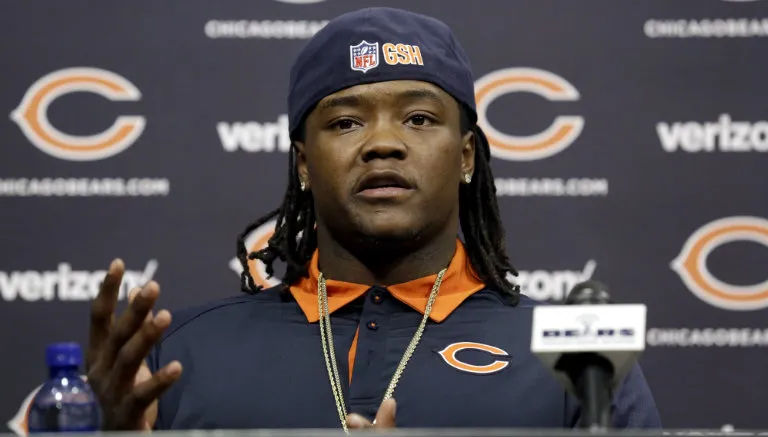 AP Danny Trevathan, durante su presentación con los Osos