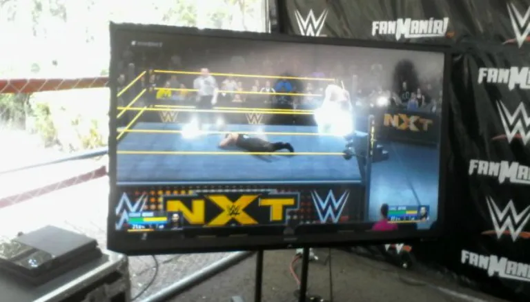 FERNANDO SALAZAR Una de las pruebas fue en el videojuego WWE 2k16