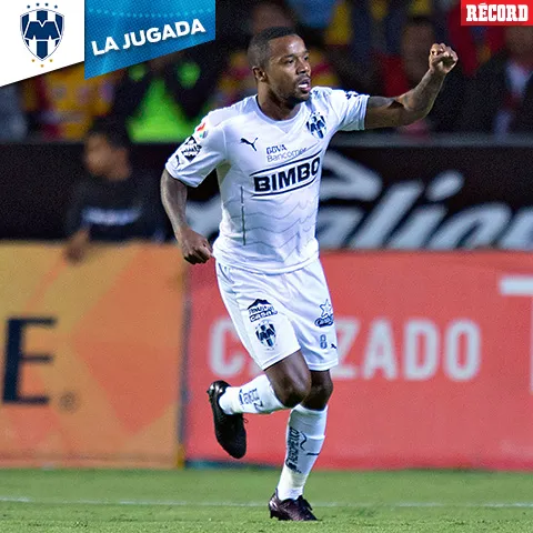 MEXSPORT Dorlan celebra un gol con Monterrey