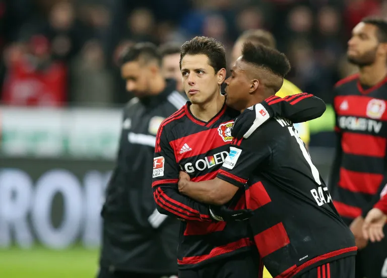 MEXSPORT Chicharito, tras partido del Leverkusen