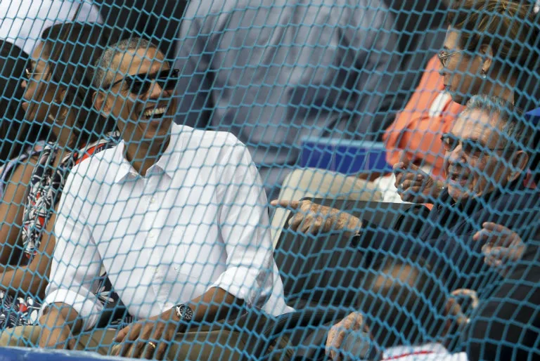 AP Obama y Castro disfrutan de juego entre Cuba y Rays