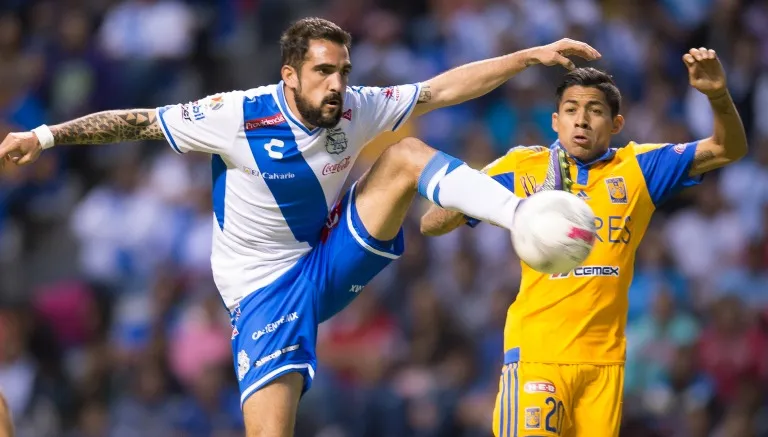 El argentino durante el duelo contra Tigres