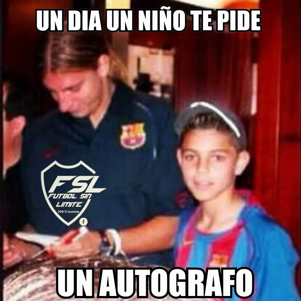 Mauro Icardi, de niño, pidiendo un autógrafo a Maxi López