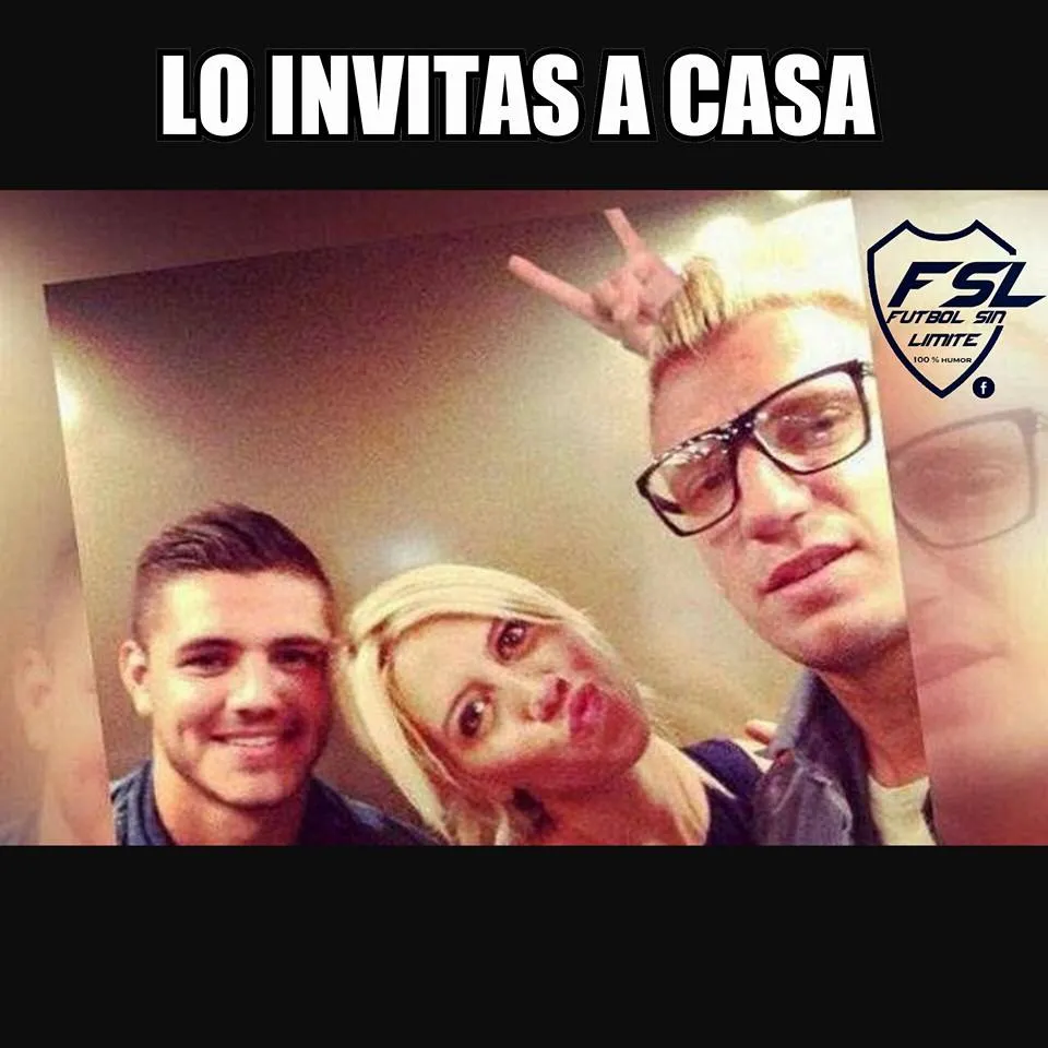 Mauro Icardi, Maxi López y Wanda Nara