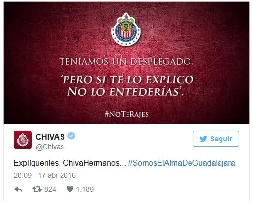 Así fue el desplegado de Chivas