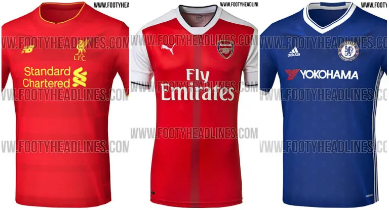 FOOTYHEADLINES.COM Probables uniformes de los tres equipos