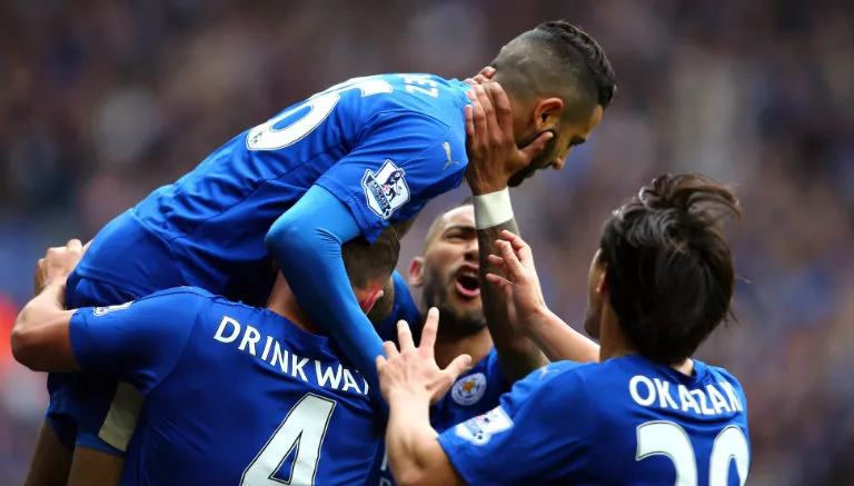EFE Mahrez, Drinkwater y Okazaki, piezas infaltables para los Foxes