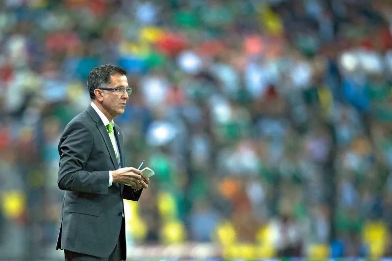 Juan Carlos Osorio, durante un partido del Tri