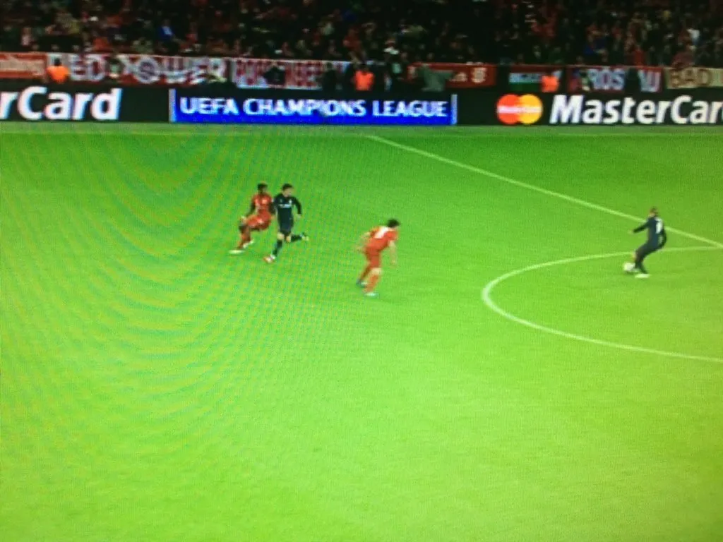 En esta toma no se ve tan claro el fuera de juegi