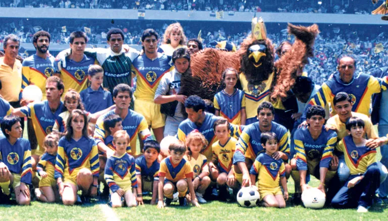 ESPECIAL Parte del plantel americanista de la temporada 88-89
