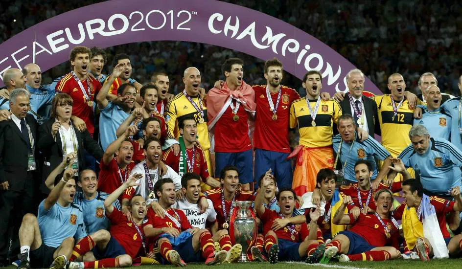EFE España festeja el título de Eurocopa 2012