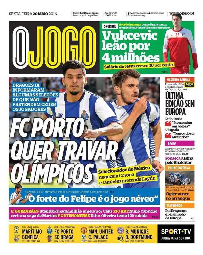 O JOGO Portada de 'O Jogo'