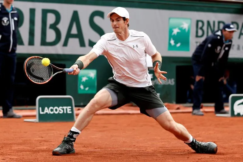 Andy Murray disputa partido contra Stepanek Andy Murray disputa partido contra Stepanek