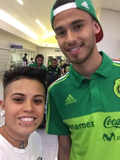 ESPECIAL Diego Reyes posó junto a Ericka