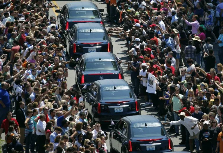Caravana funeraria de Muhammad Ali