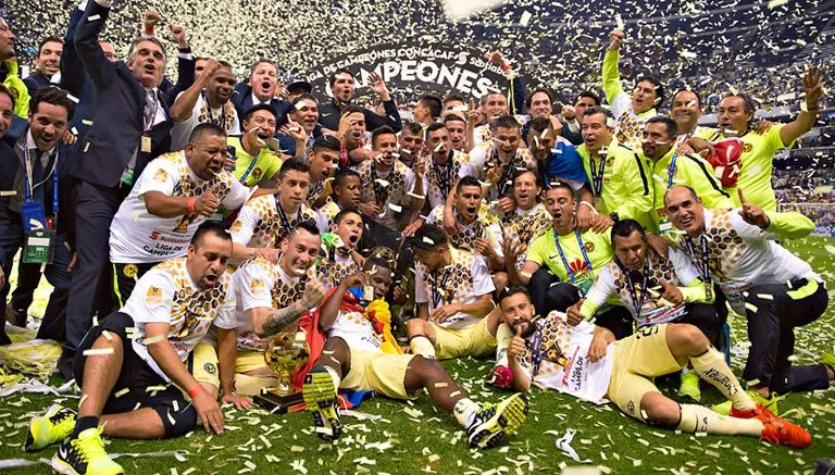 MEXSPORT Jugadores de América festeja su título