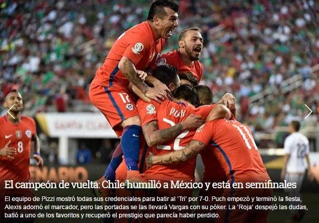 Prensa Futbol lo vio como humillación