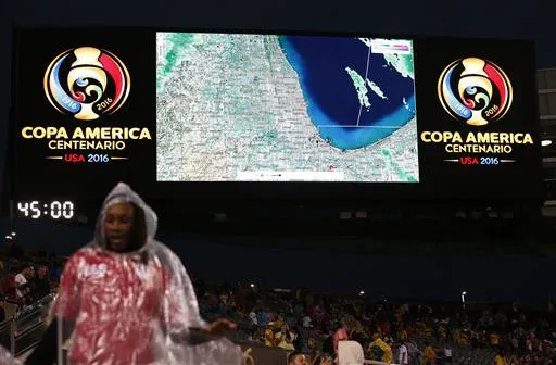 AP Radar climático en el estadio Soldier Field