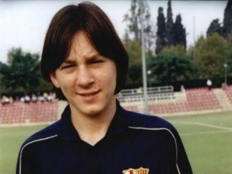 Lionel Messi a los 10 años de edad