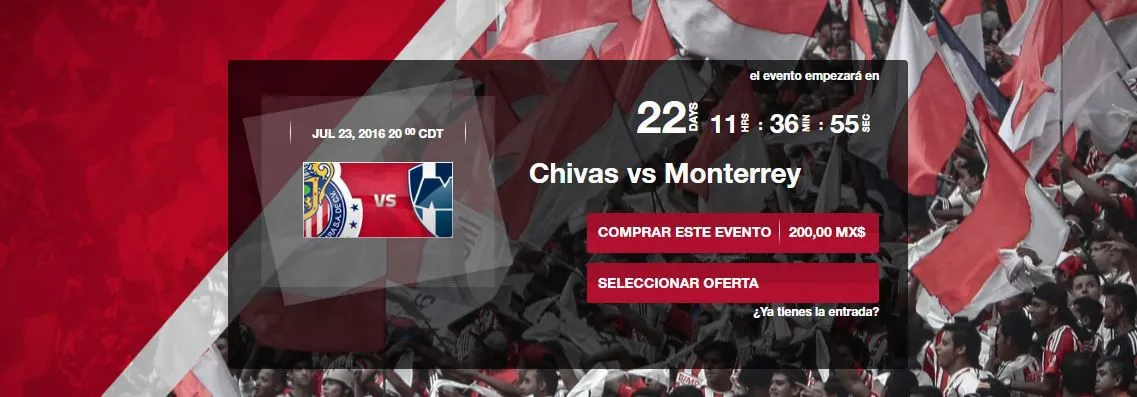 Cuenta regresiva para el primer juego de Chivas