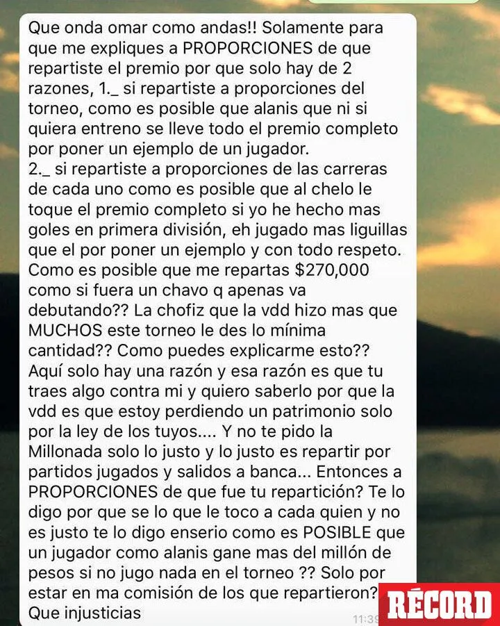 Michel Vázquez reclama la repartición del bono