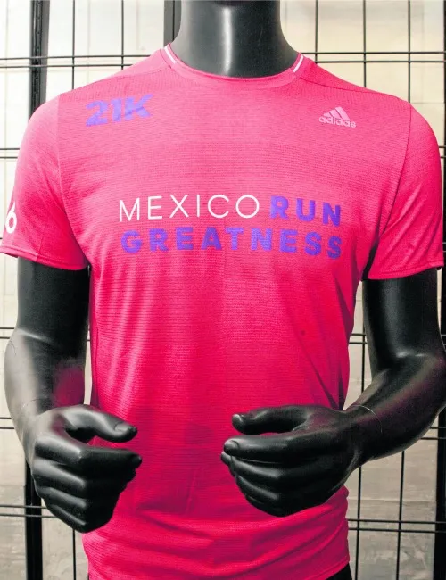 Así luce la playera que usarán los corredores de Adidas 21K