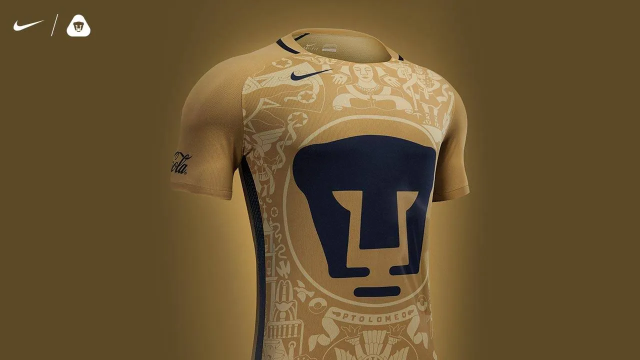 PUMAS El dorado se mantiene en la primera playera de los Pumas