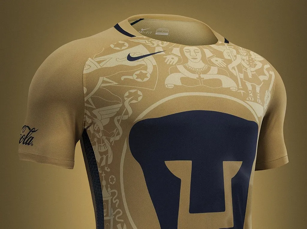 NIKE MÉXICO Vista lateral del nuevo uniforme universitario