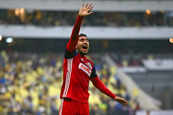 IMAGO7 Pereira en la cancha del estadio Azteca durante los Cuartos de Final del C2016