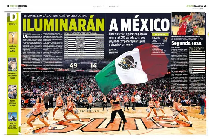 RÉCORD RÉCORD adelantó los dos partidos de la NBA en México