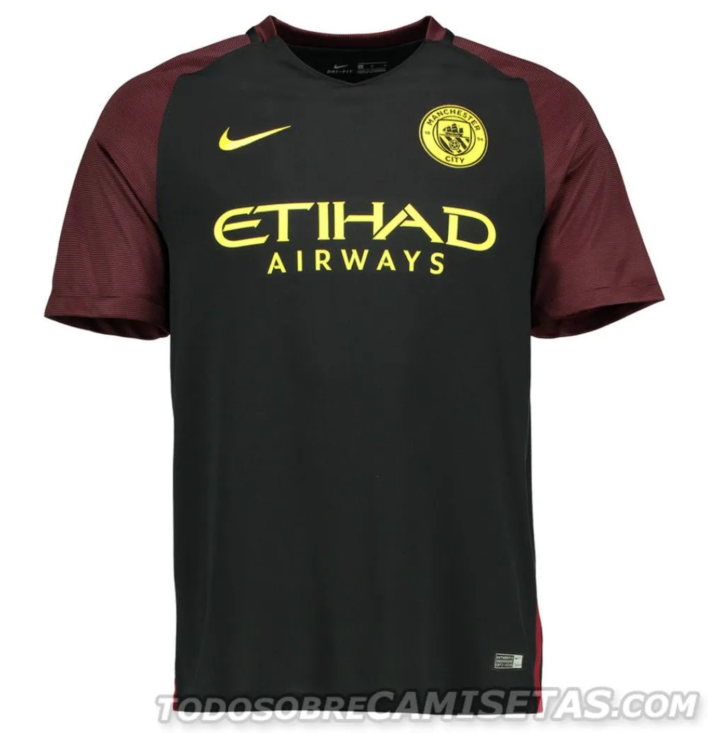Playera de visitante del Manchester City
