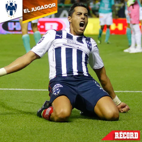 IMAGO7 Rogelio Funes Mori celebra uno de sus tres goles frente a León