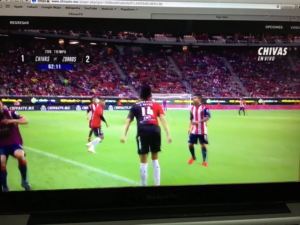 @ISCPEPE214 Regresaron la transmisión 20 minutos