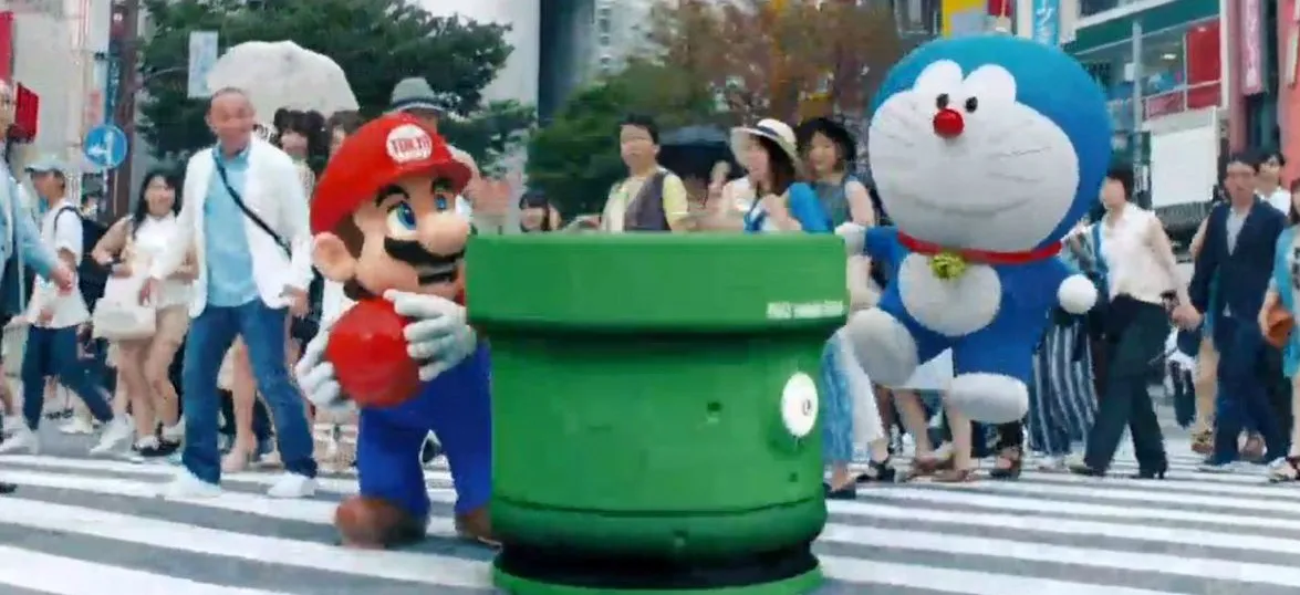 ESPECIAL Parte del video donde se ve a Mario Bros metiéndose al tubo para ir al Maracaná