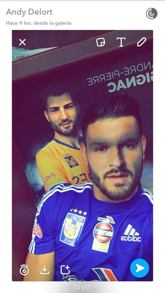 ESPECIAL Delort muestra admiración por Gignac
