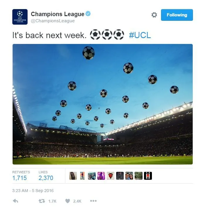 El tuit fue borrado tiempo después.