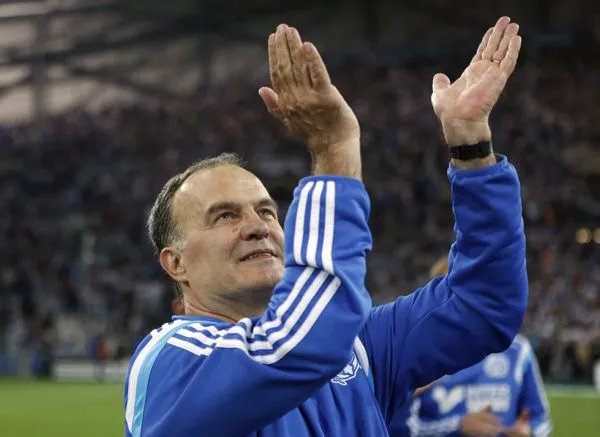 Bielsa aplaude tras partido del Marsella