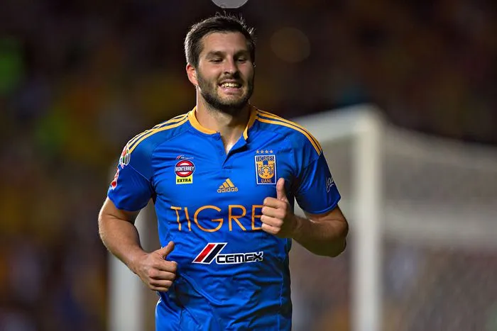 Andre Pierre Gignac, durante un juego de Tigres